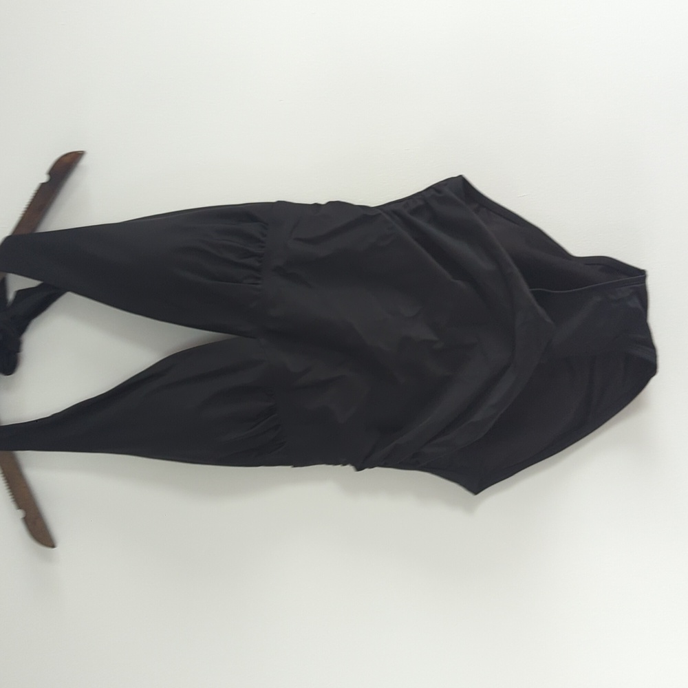 NWT DKNY Tie Neck Swim Suit